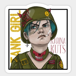 Tank Girl Sticker